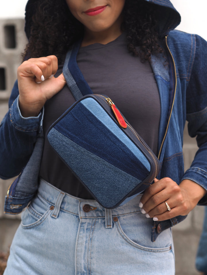 Bolso Fanny Rosacandela x Milée azul royal