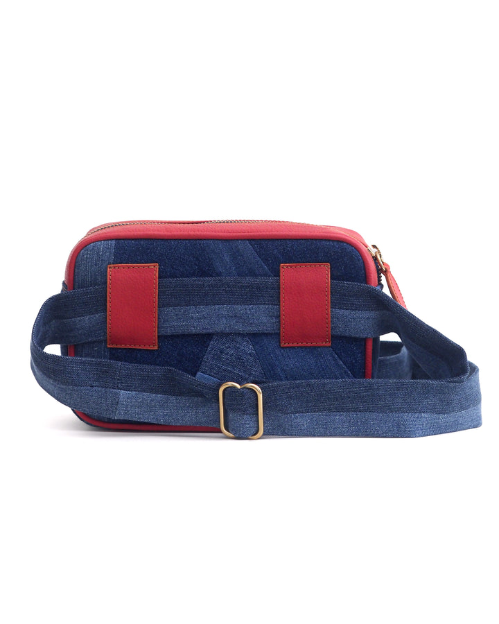 Fanny — Belt and crossbody bag Rosacandela x Milée red
