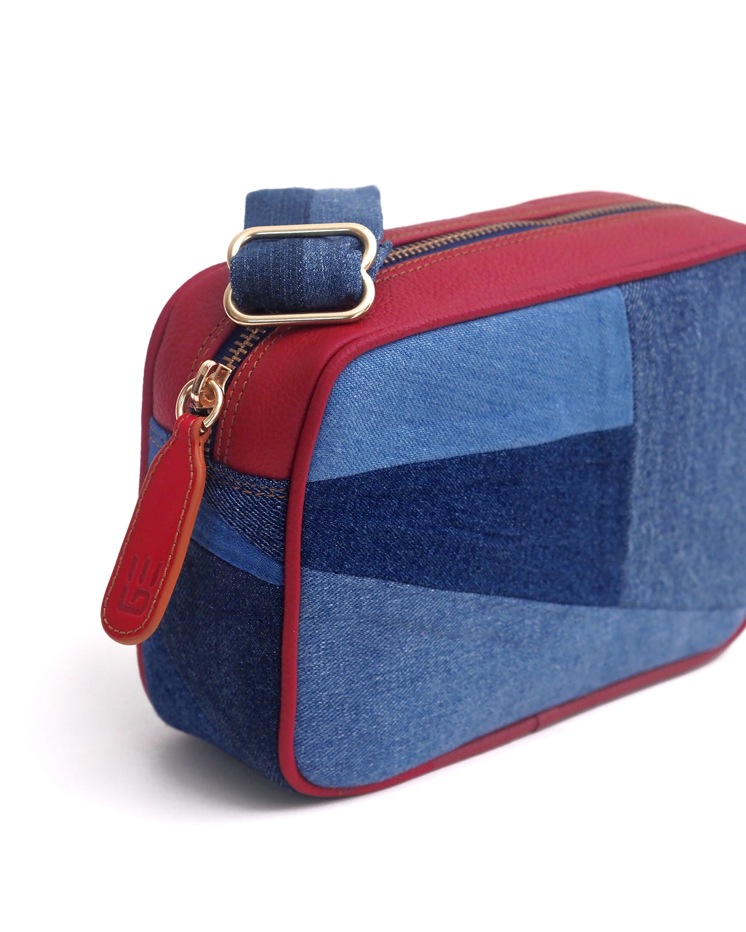 Fanny — Belt and crossbody bag Rosacandela x Milée red