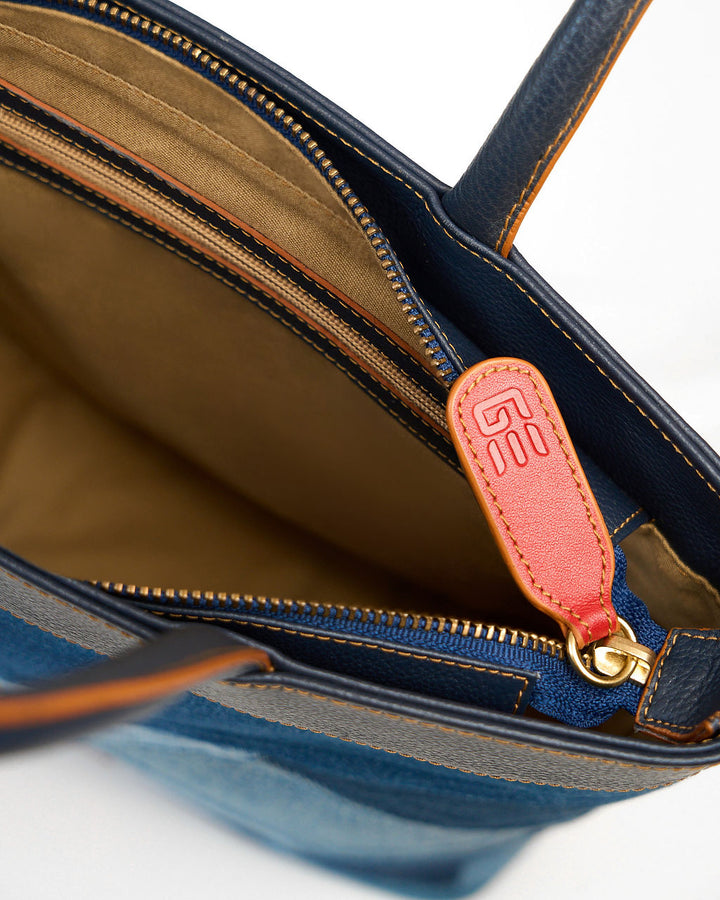 Uanny — Crossbody Tote Bag Rosacandela x Milée royal blue