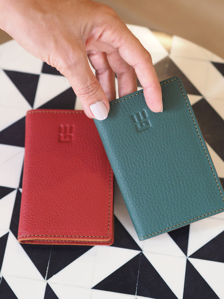Small Wallet &amp; Card Holder | Victoria — Rosacandela red