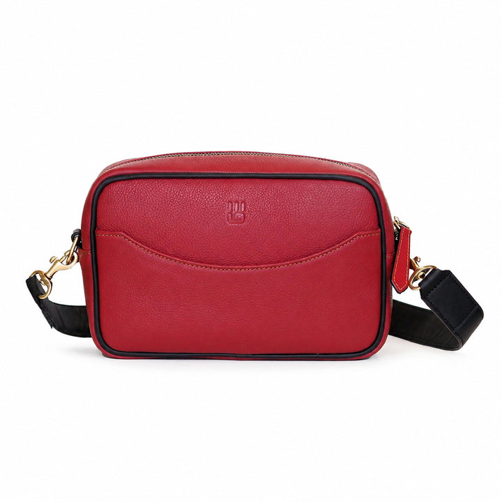 Paola Camera Bag red with black