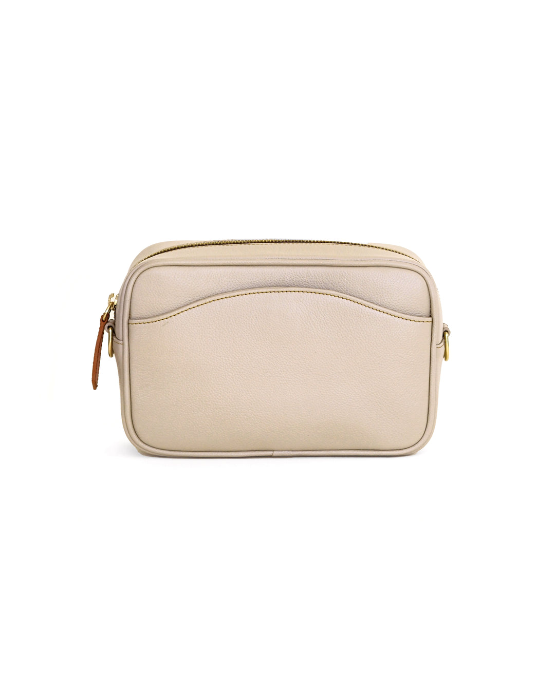 Paola Icon — Leather Crossbody Camera Bag LT stone
